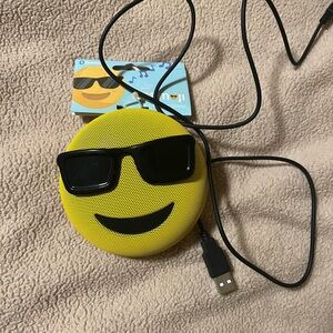 Yellow Emoji Bluetooth Speaker